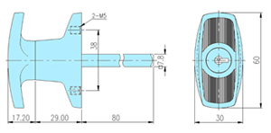 T handle latch_60061